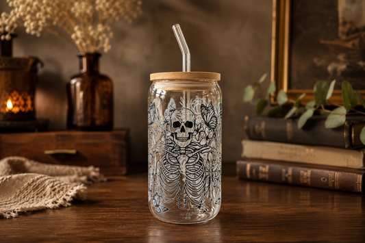 Skeleton Glass Tumbler