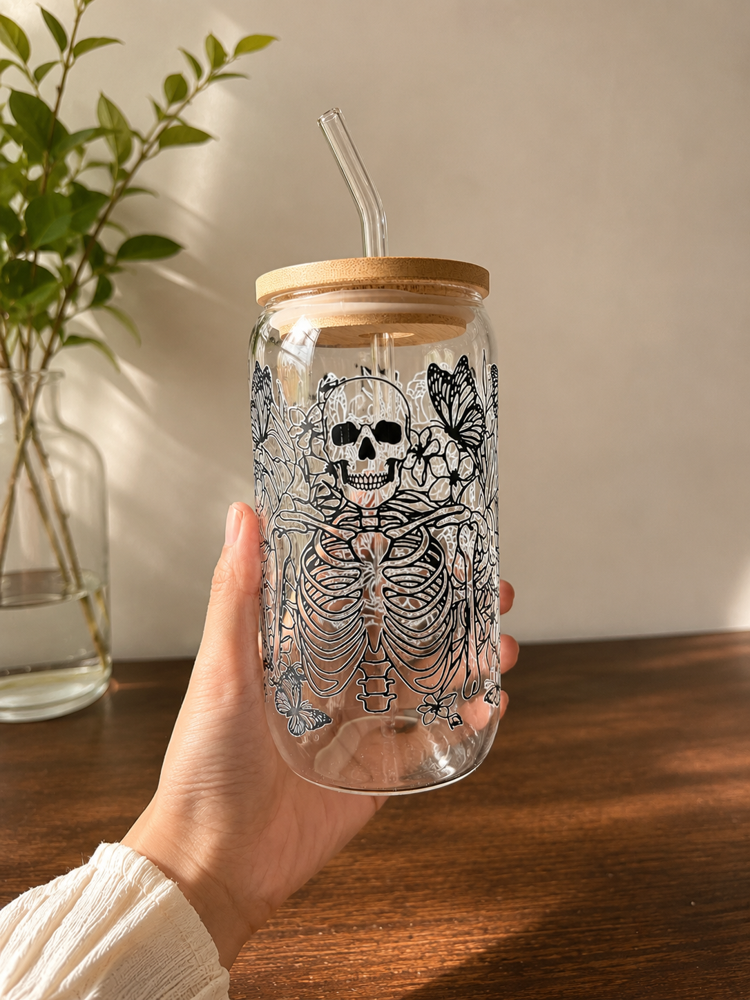 Skeleton Glass Tumbler