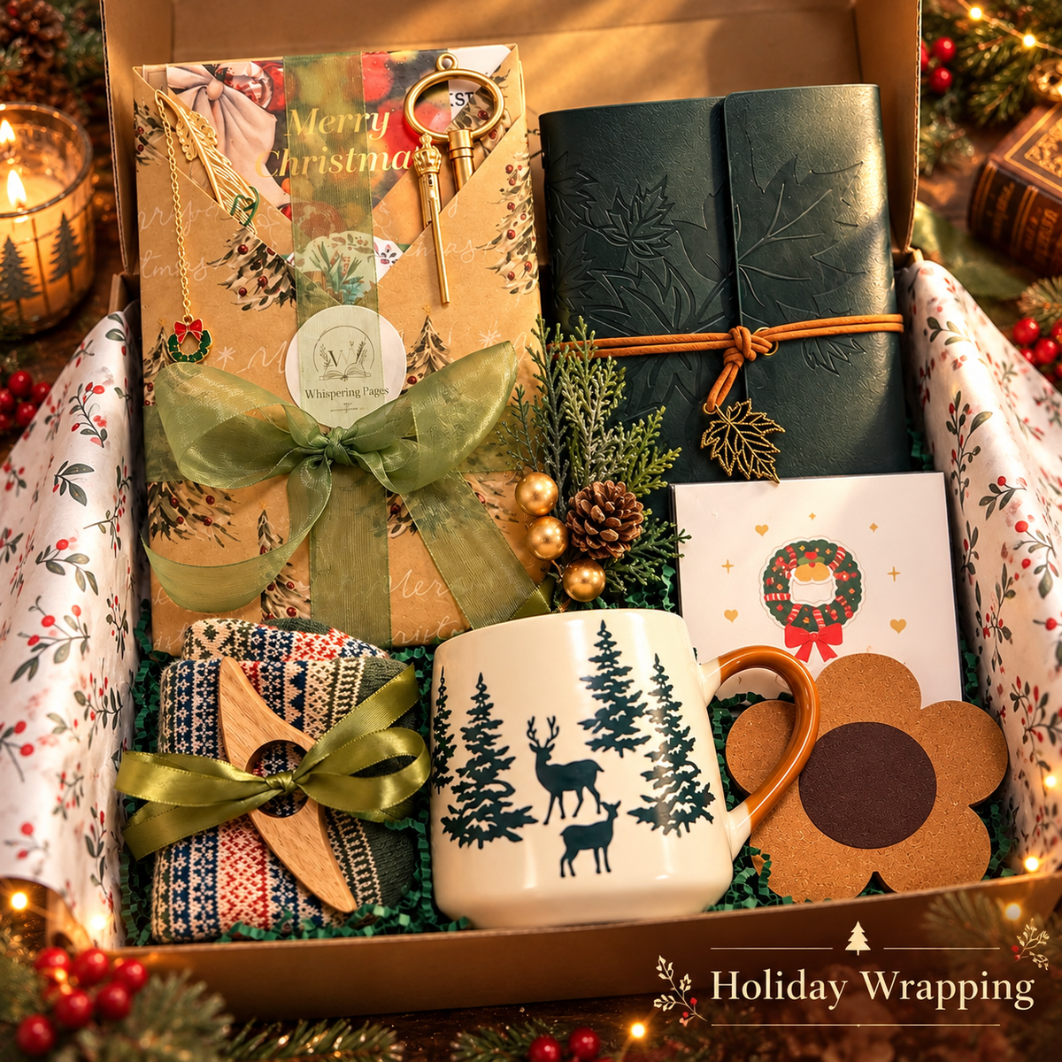 The Woodland Whisper Box | Christmas Book Gift Box