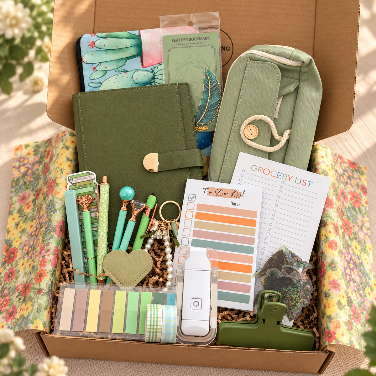Sage Notes — Curated Stationery Gift Set