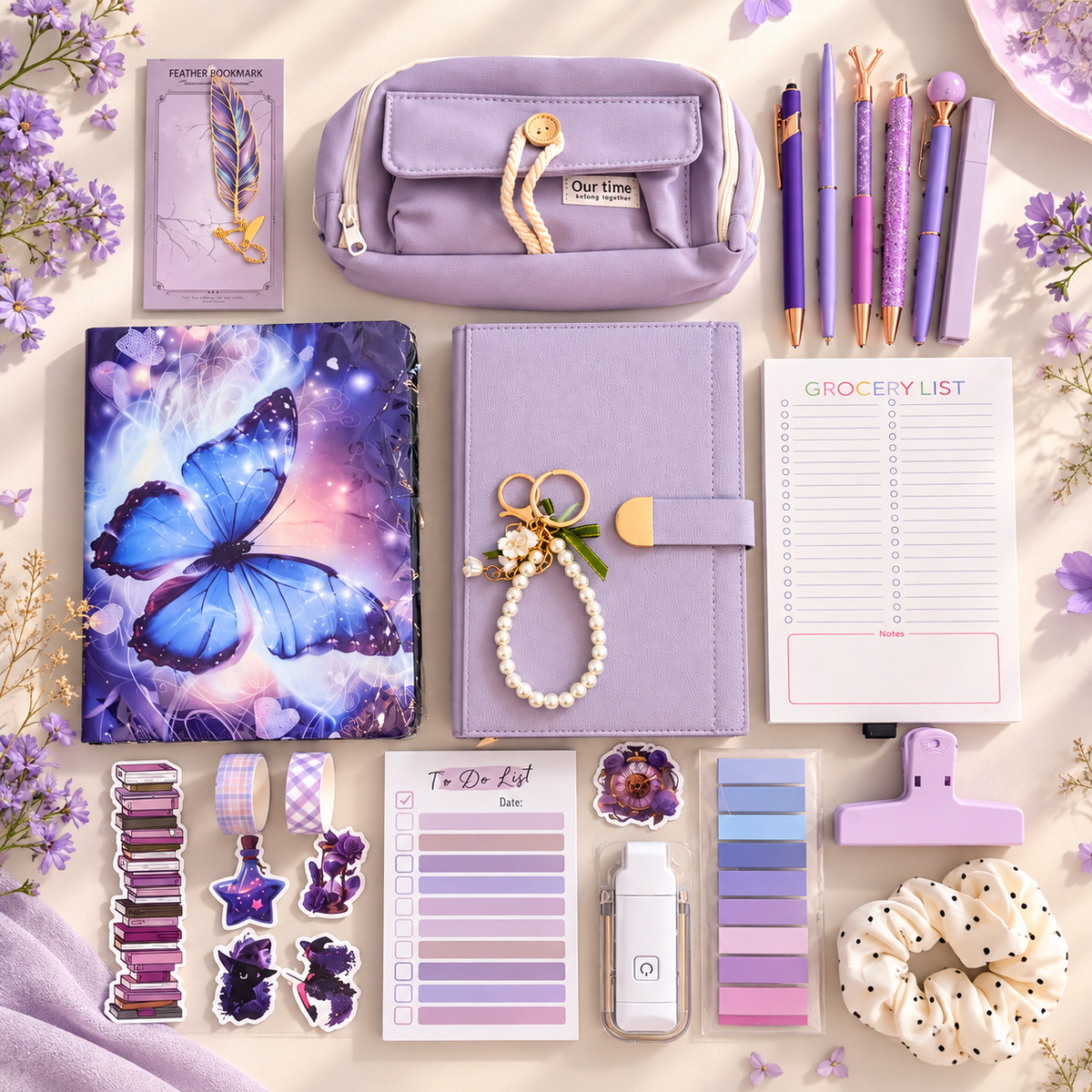 Lavender Notes — Curated Stationery Gift Set